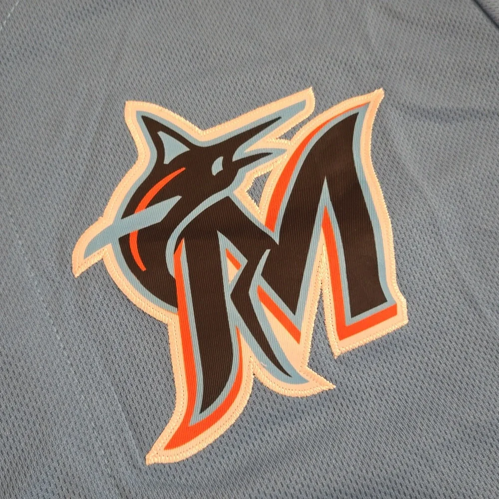 Sandy Alcantara Miami Marlins Mens L Large Stitched New - Picture 3 of 13